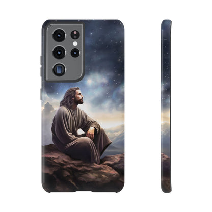 Jesus With The Stars Tough Phone Cases for Missionaries, Fun Special Gift for Bishops, Missionaries, Fun Gift for your missionary