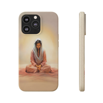 Spiritual Phone Case, Fun and Stylish, meditation, Stillness, Peace, Quiet reminder, mindfulness, Beauty, Unique Gift for her