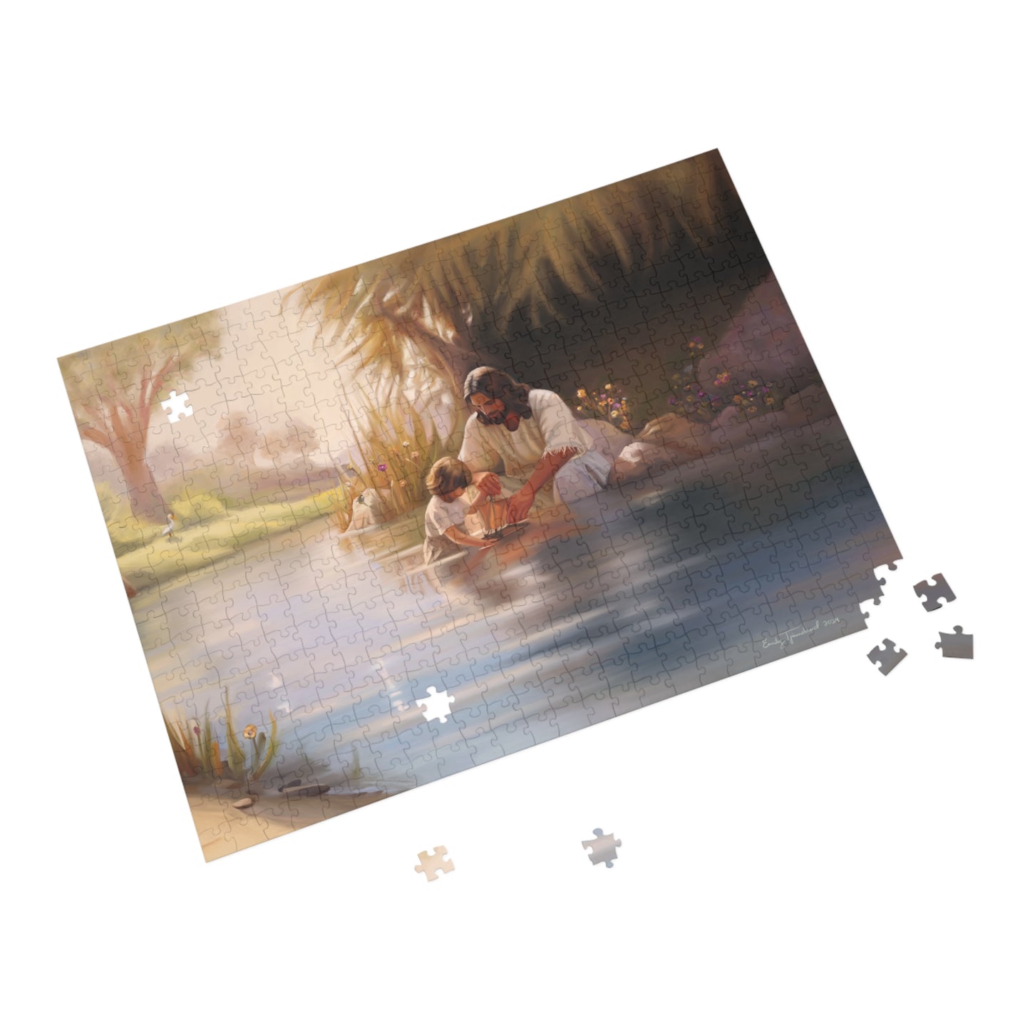 We Are His Children, Jesus Christ Puzzle (96, 252, 500, 1000-Piece), Christian Games for Families, Puzzle for the kids, Great gifts for fam
