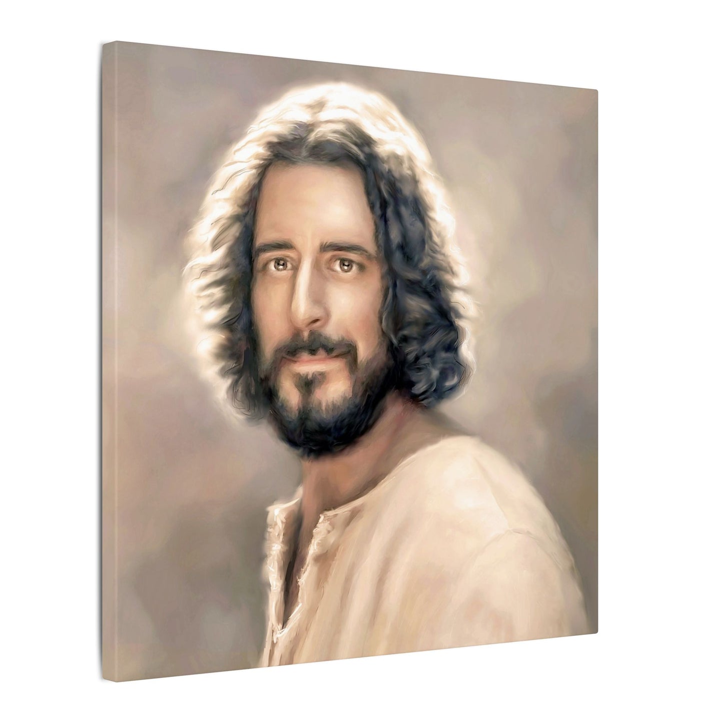 You Belong, Jesus Christ Portrait, Fine Art Canvas Print, Inspired by The Chosen Artwork of Jesus Painting