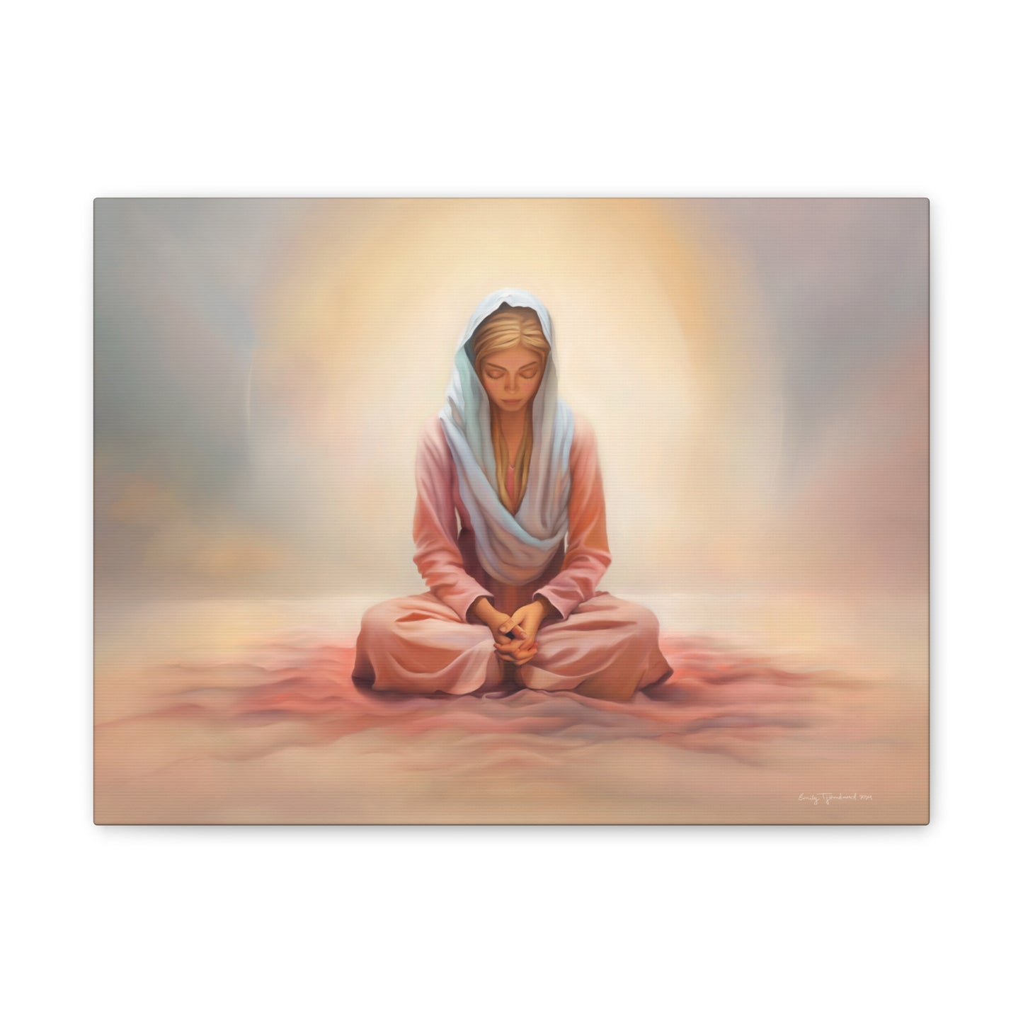 Stillness, Fine Art Canvas Print, Female Discipleship