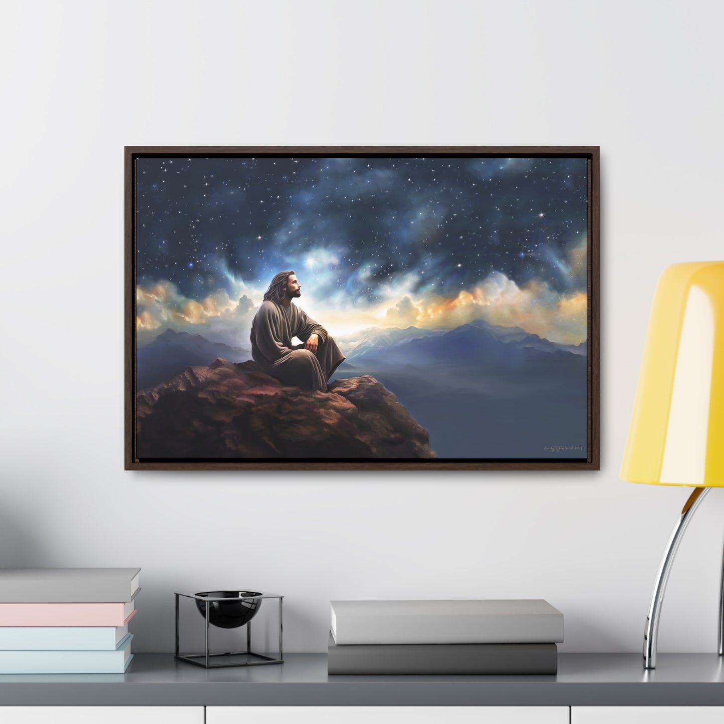 Jesus With The Stars, Fine Art Canvas Print, Many Sizes, Christian Art, Missionary Gifts