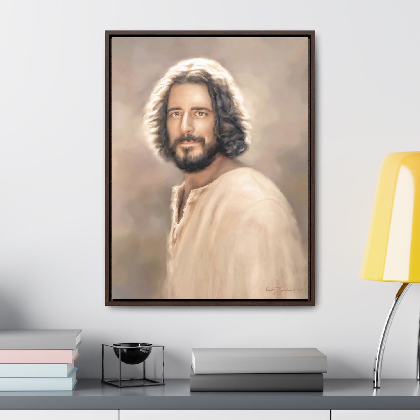 Jesus Christ Portrait, Fine Art Canvas Print, Various Sizes of Jesus Painting | Not Affiliated with The Chosen TV Series