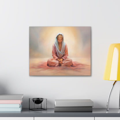 Stillness Fine Art Canvas Print, Female Discipleship, Gift for Her, Religious Gift for Her, Young Women Gift, Relief Society Gift, LDS artwork