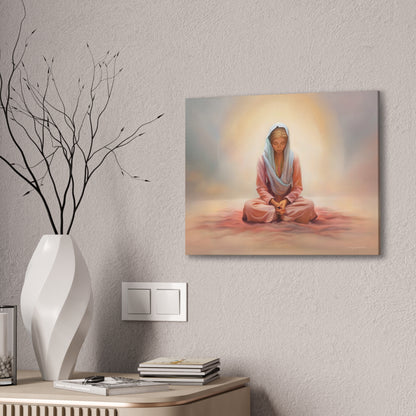 Stillness, Fine Art Canvas Print, Female Discipleship