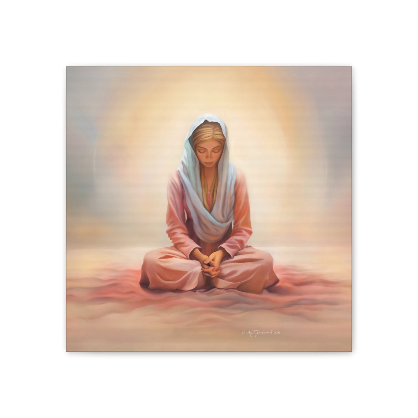 Stillness, Fine Art Canvas Print, Female Discipleship