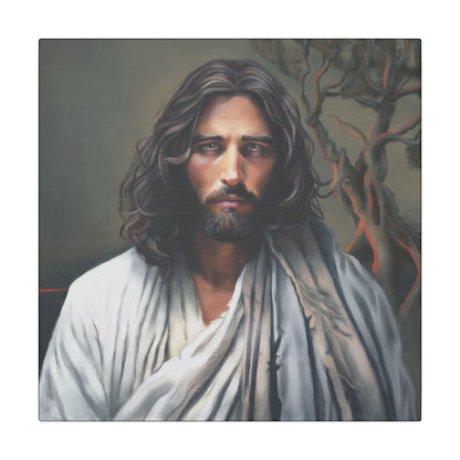 Portrait of Christ, Fine Art Canvas Print, Christian Art, Beautiful Jesus Artwork, Jesus Christ Gift