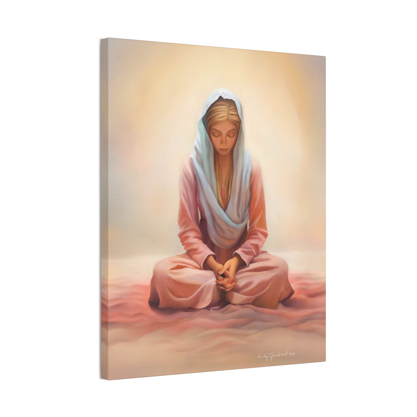 Stillness, Fine Art Canvas Print, Female Discipleship