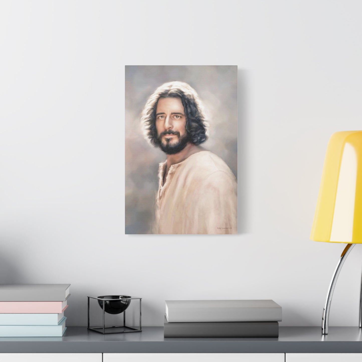 Jesus Christ Portrait, Fine Art Canvas Print, multiple sizes, The Chosen Artwork of Jesus Painting, Gift for Christian Homes