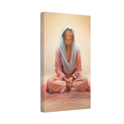 Stillness, Fine Art Canvas Print, Female Discipleship