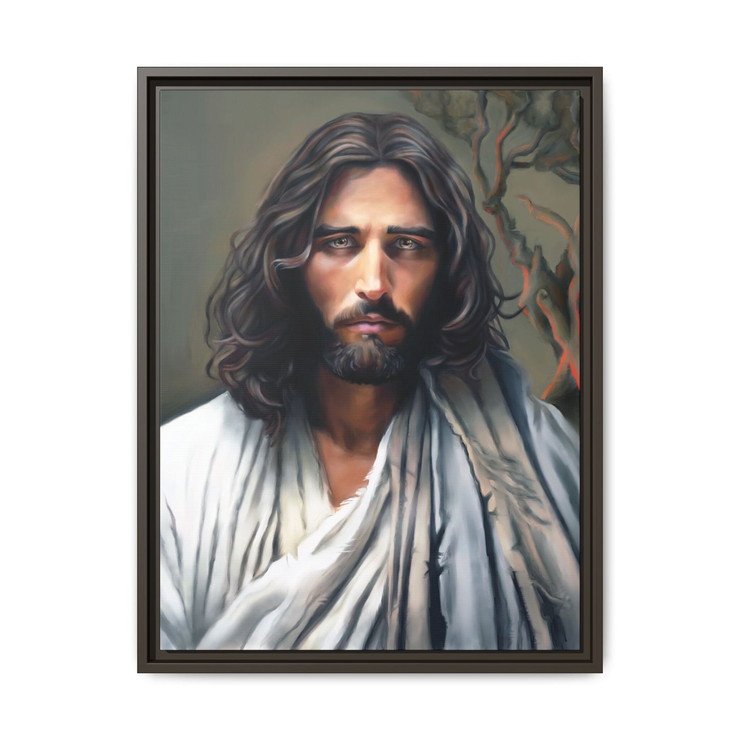 The End of Suffering, Jesus in Gethsemane, Fine Art Canvas Print, Christian Art, Jesus Artwork, Matte Canvas, Stretched, 0.75"