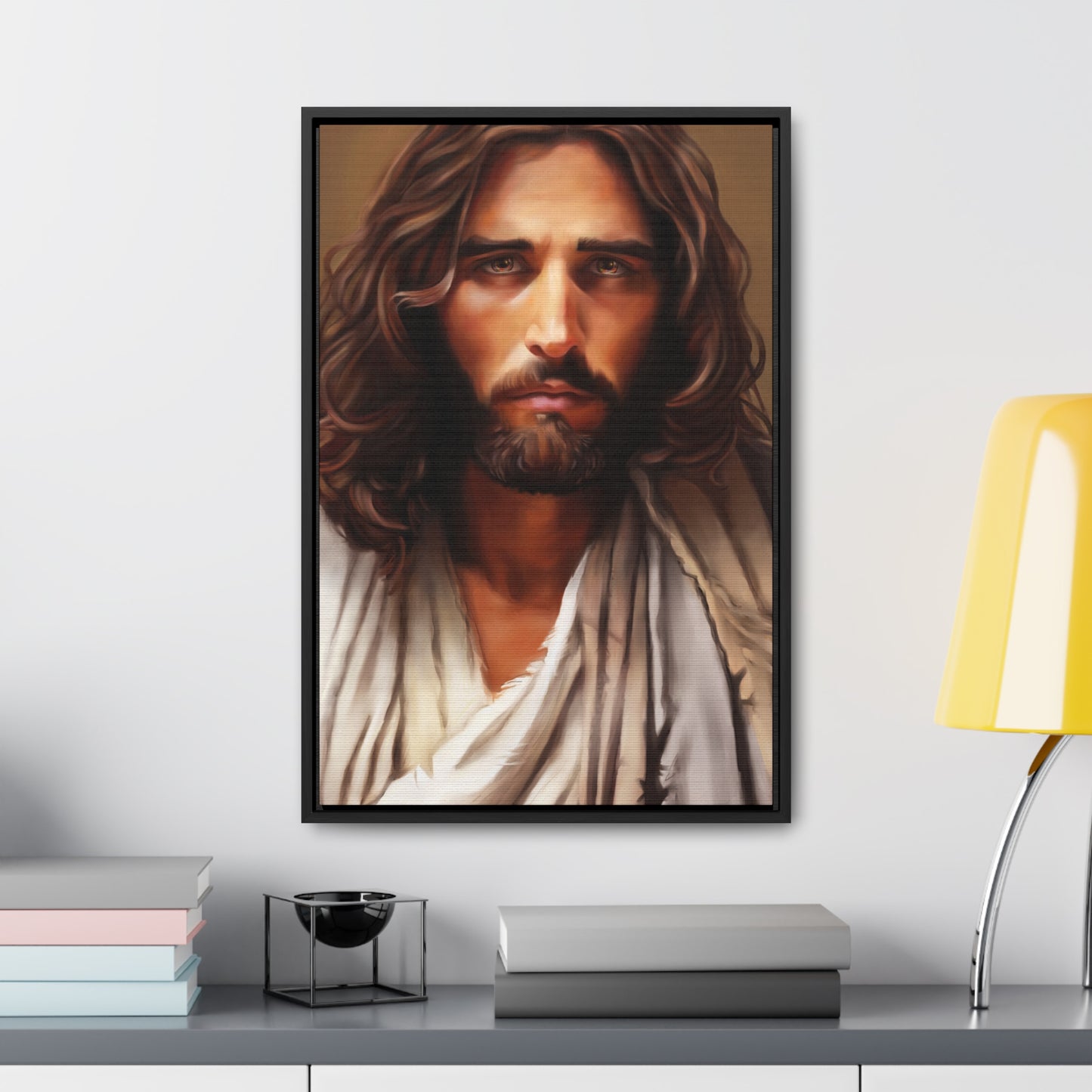 Jesus Christ Portrait, Fine Art Canvas Print, Jesus Christ Christian Art, Christian Art, Jesus Christ Decor