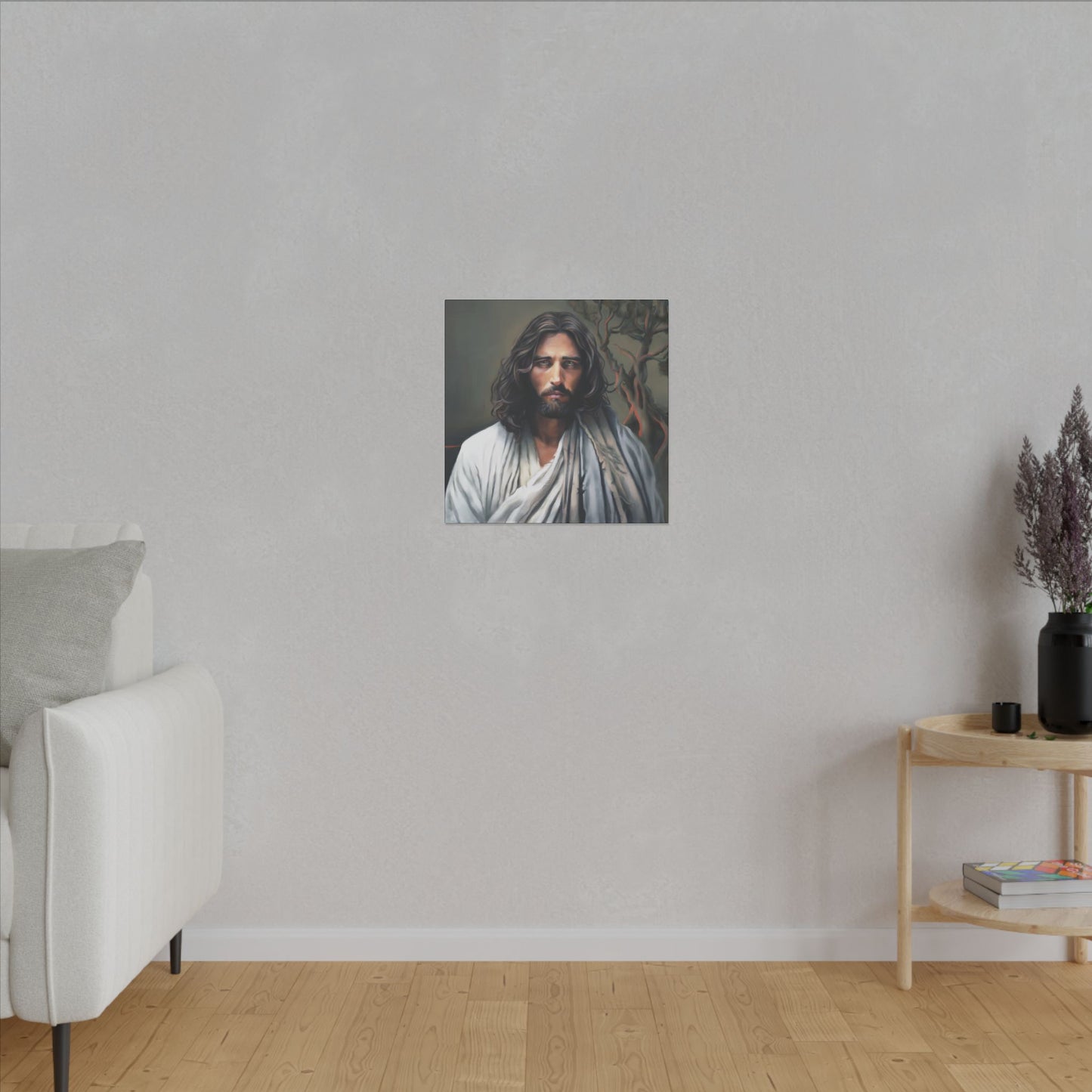 Portrait of Christ, Fine Art Canvas Print, Christian Art, Beautiful Jesus Artwork, Jesus Christ Gift