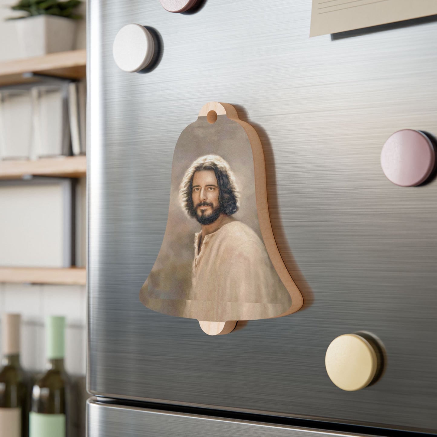 You Belong Jesus Christ Ornament or Refrigerator Magnet, Christmas Gift for Christians, Different shapes, Christian Art, Christian Gift