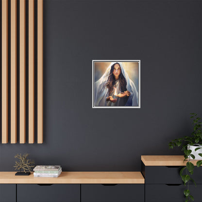 Mary Magdalene Woman Courage Framed Canvas Print of Painting, Female Discipleship, Beautiful Inspirational Art for Christians and Girls, 10 Virgins