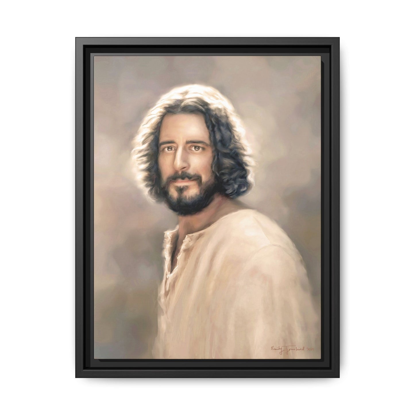 You Belong Jesus Portrait, Fine Art Canvas Print, Framed, The Chosen Art Inspired Artwork of Jesus Christ