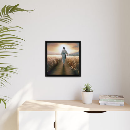 Called To Serve Canvas Print Framed Wall Art of Jesus Christ, Gift for Missionaries, Jesus in the Field beautiful