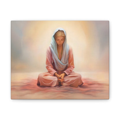 Stillness, Fine Art Canvas Print, Female Discipleship