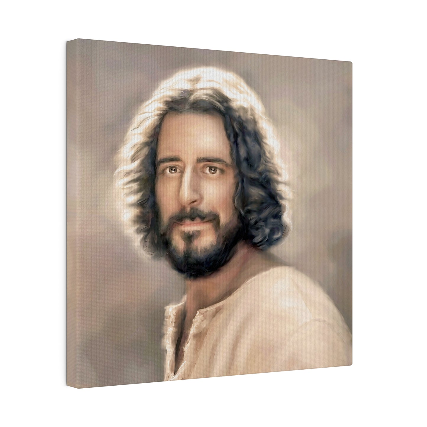 You Belong, Jesus Christ Portrait, Fine Art Canvas Print, The Chosen Artwork of Jesus Painting 12x16