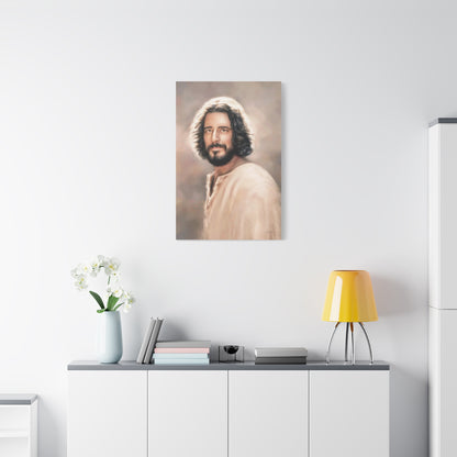 Jesus Christ Portrait, Fine Art Canvas Print, multiple sizes, The Chosen Artwork of Jesus Painting, Gift for Christian Homes