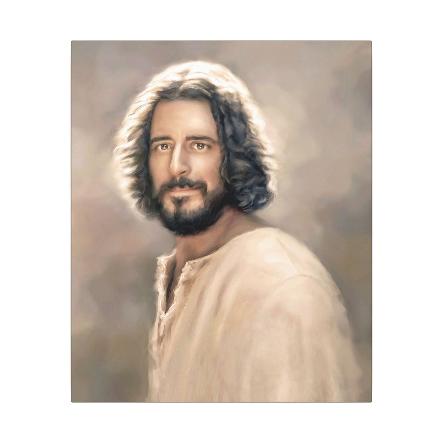 You Belong, Jesus Christ Portrait, Fine Art Canvas Print, Inspired by The Chosen Artwork of Jesus Painting