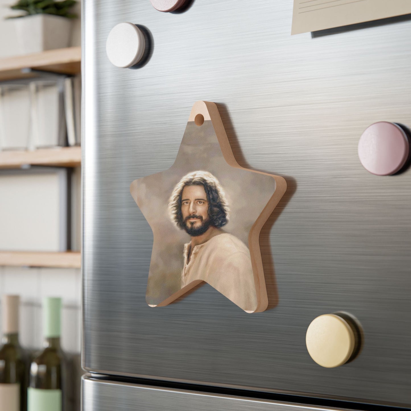 You Belong Jesus Christ Ornament or Refrigerator Magnet, Christmas Gift for Christians, Different shapes, Christian Art, Christian Gift