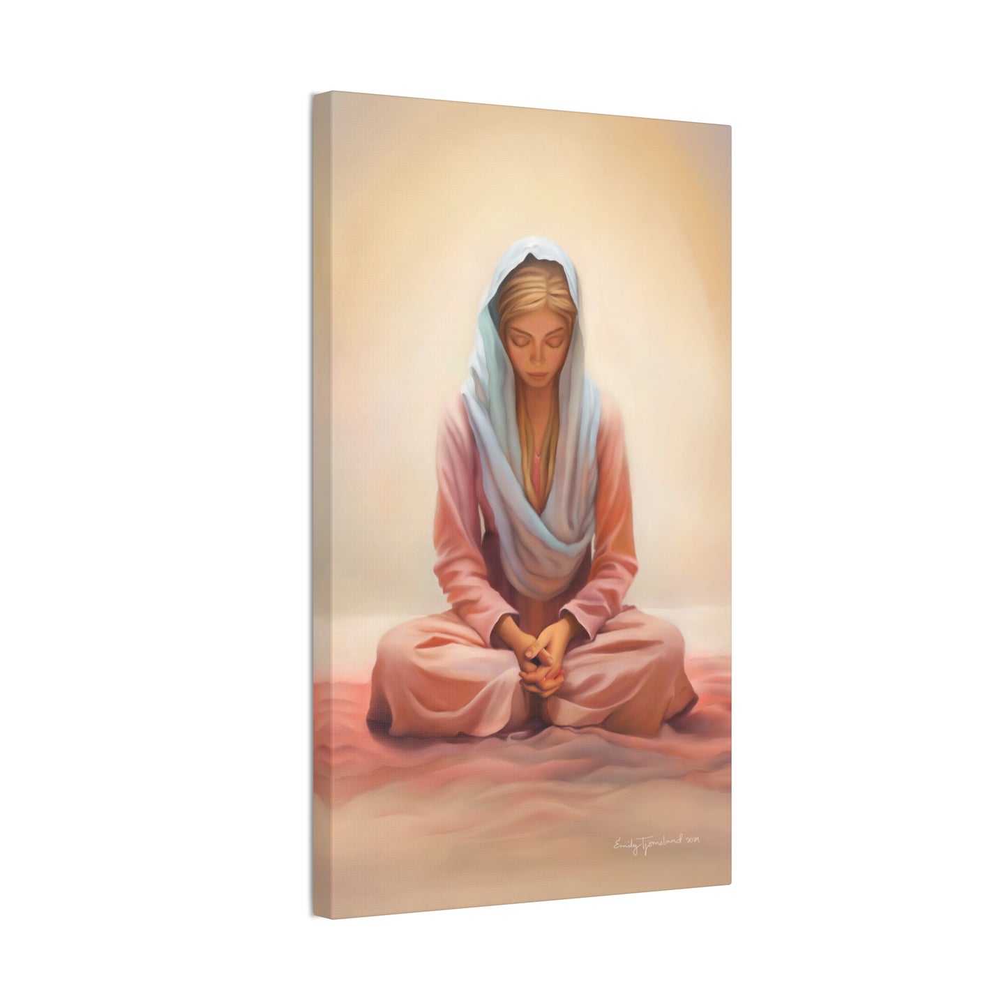 Stillness, Fine Art Canvas Print, Female Discipleship