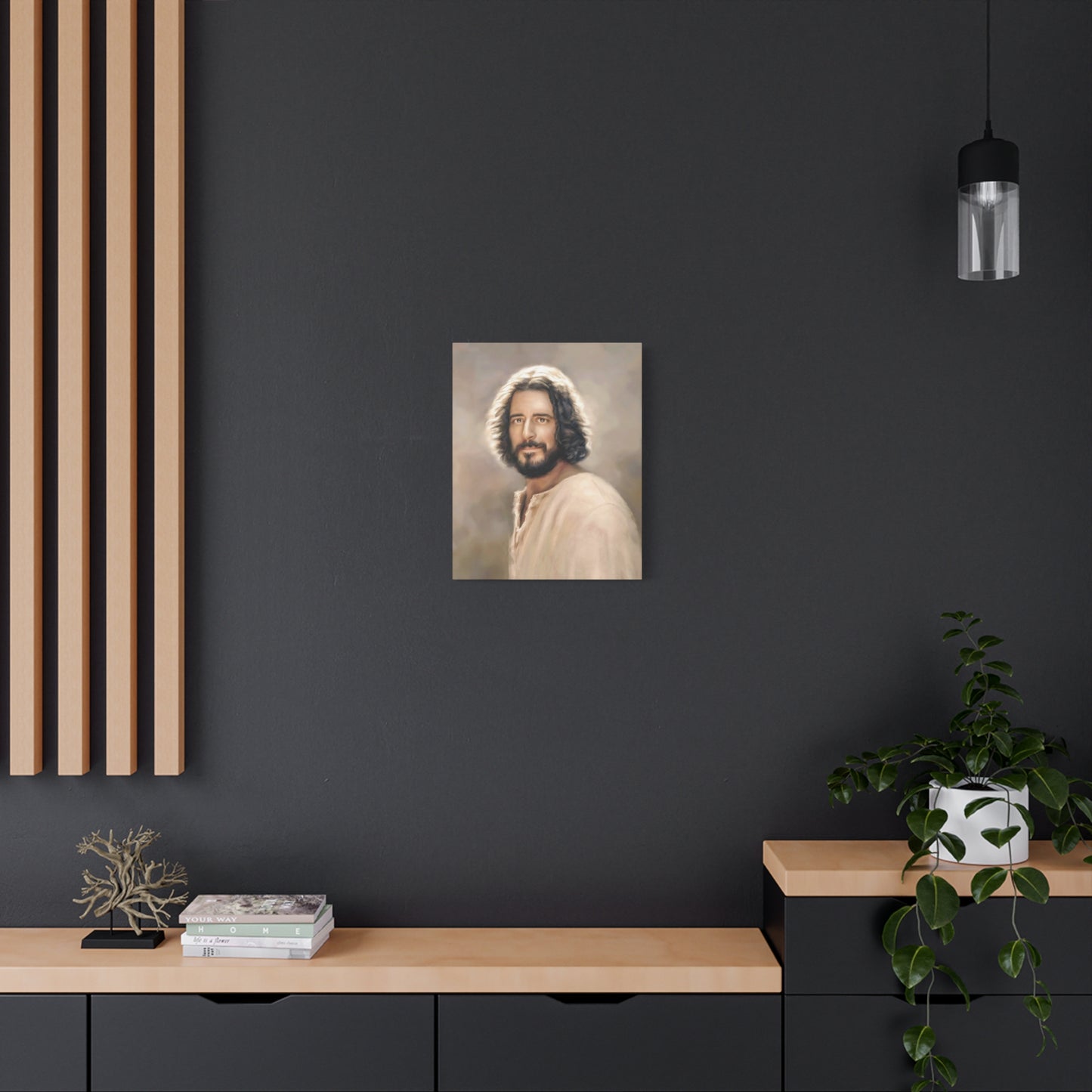 You Belong, Jesus Christ Portrait, Fine Art Canvas Print, multiple sizes, inspired by The Chosen Artwork of Jesus Painting, Gift for Christian Homes