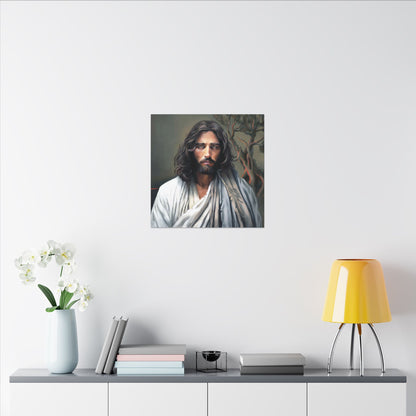 The End of Suffering Portrait of Christ, Fine Art Canvas Print, Christian Art, Beautiful Jesus Artwork, Jesus Christ Gift