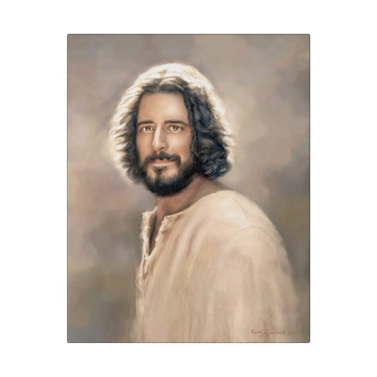 You Belong, Jesus Christ Portrait, Fine Art Canvas Print, The Chosen Artwork of Jesus Painting 12x16