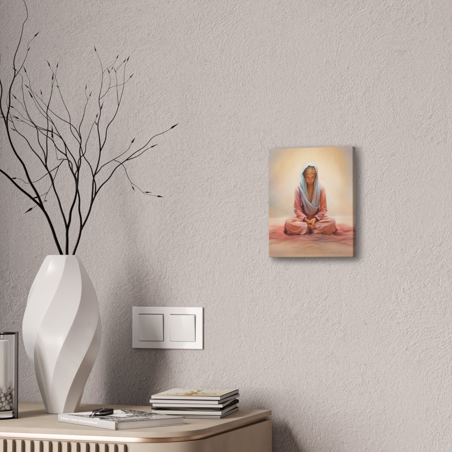 Stillness, Fine Art Canvas Print, Female Discipleship