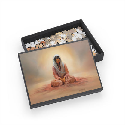 Stillness Puzzle (96, 252, 500, 1000-Piece), Spirituality Puzzle, Zen Puzzle, Christian Puzzle, Games for Young Women, Games for Christians