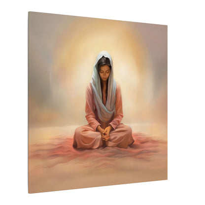 Stillness Canvas Print, Female Discipleship Collection, Stillness Fine Art Canvas Print, Gift for Her, Christian Artwork, Home Gift,