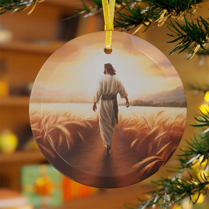 Called To Serve Glass Ornaments, Jesus Ornament, Christian gift, Beautiful wrapping idea