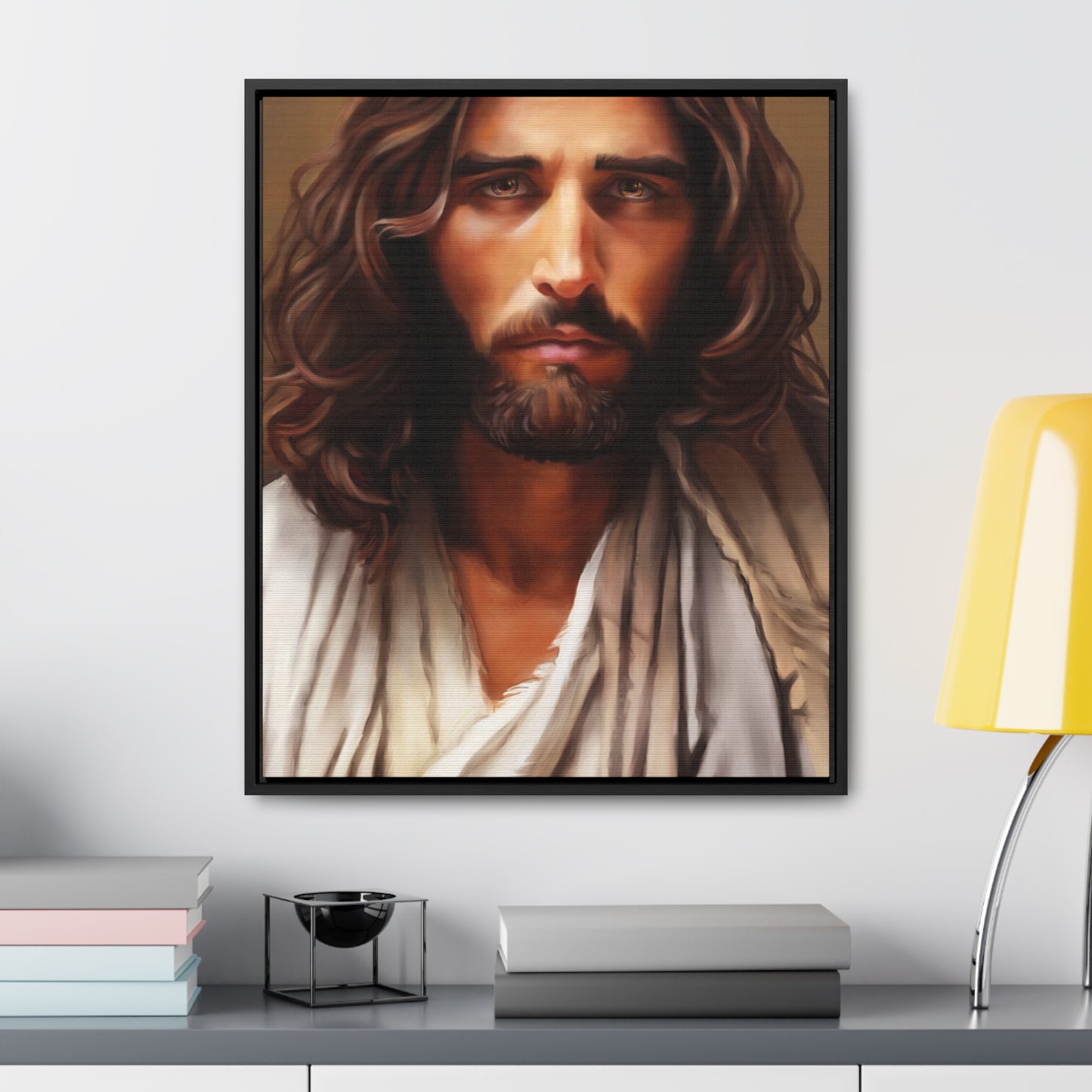 Jesus Christ Portrait, Fine Art Canvas Print, Jesus Christ Christian Art, Christian Art, Jesus Christ Decor