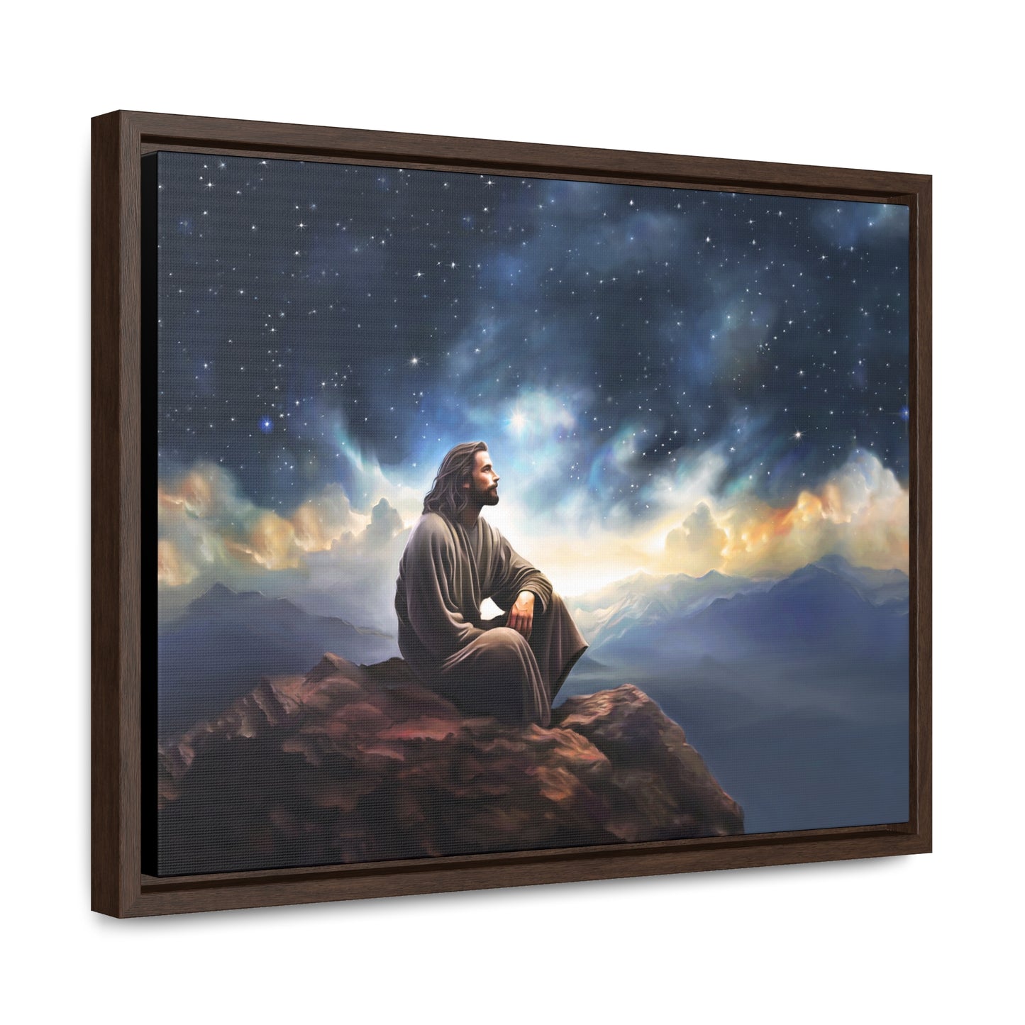 Jesus With The Stars, Fine Art Canvas Print, Many Sizes, Christian Art, Missionary Gifts