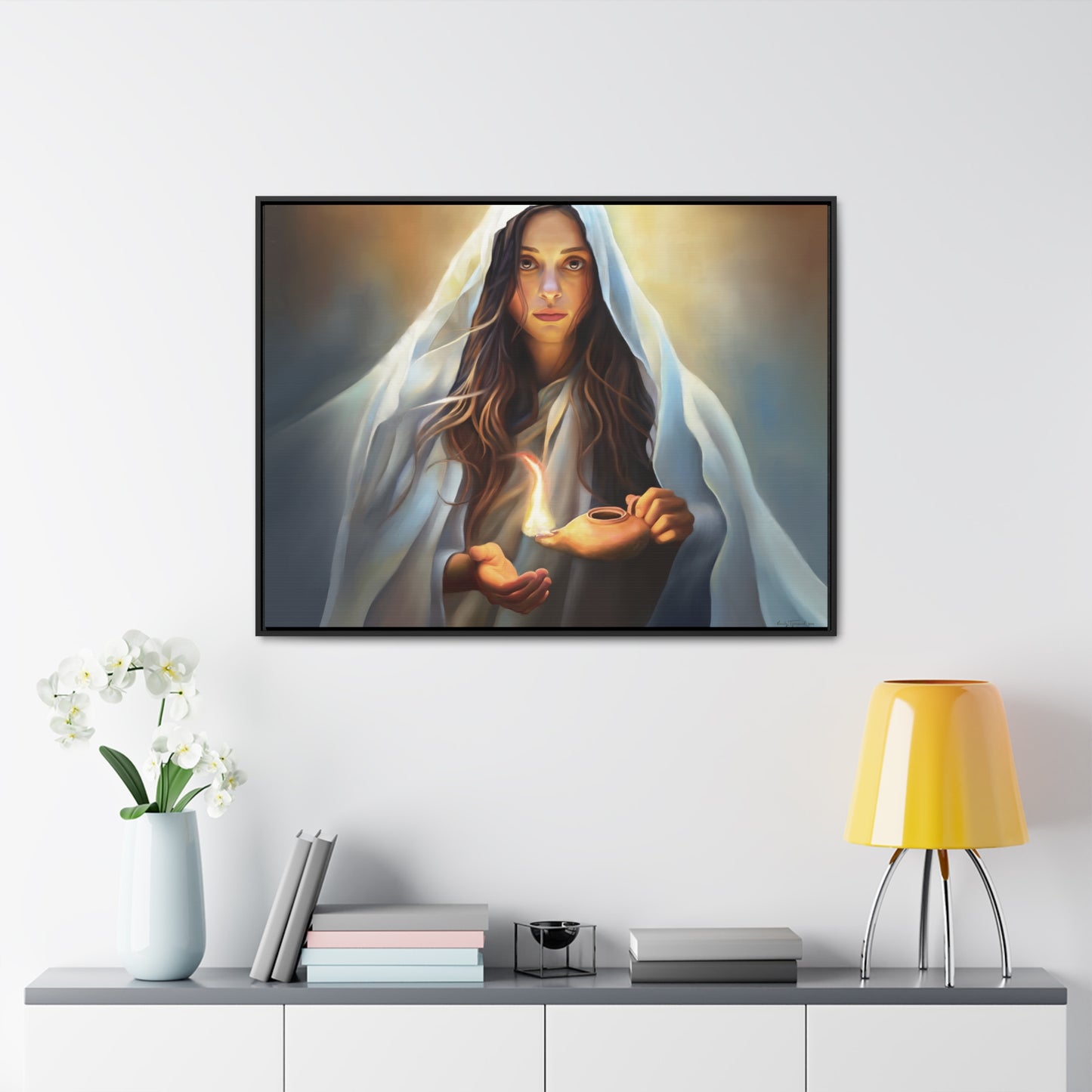 Mary Magdalene, Female Discipleship, Fine Art Canvas Print, Framed, Beautiful Christian Artwork, Disciples of Jesus Christ Art, Gift Ideas for her