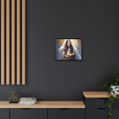 Mary Magdalene Woman Courage Framed Canvas Print of Painting, Female Discipleship, Beautiful Inspirational Art for Christians and Girls, 10 Virgins