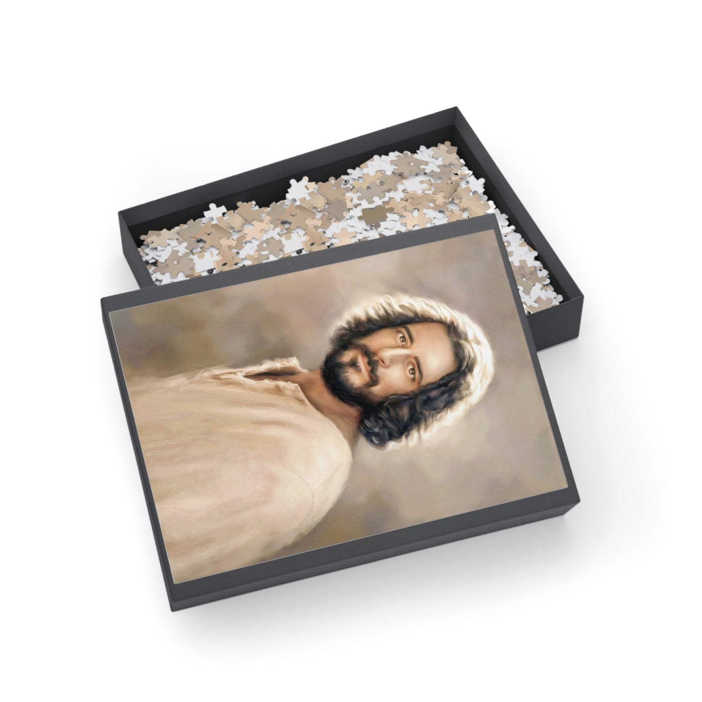 You Belong Jesus Portrait Puzzle, Christian Puzzle, Missionary Gift, Inspired by The Chosen