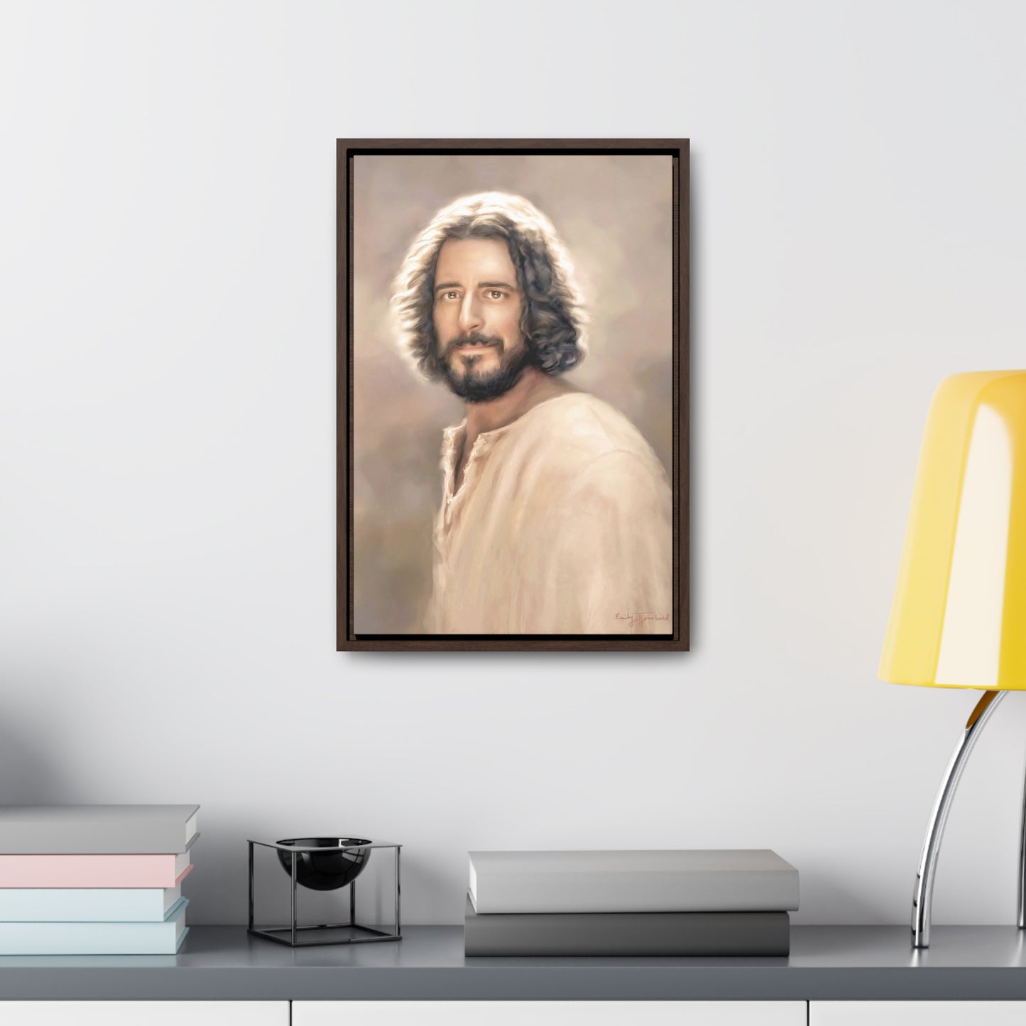 Jesus Christ Portrait, Fine Art Canvas Print, Various Sizes of Jesus Painting | Not Affiliated with The Chosen TV Series