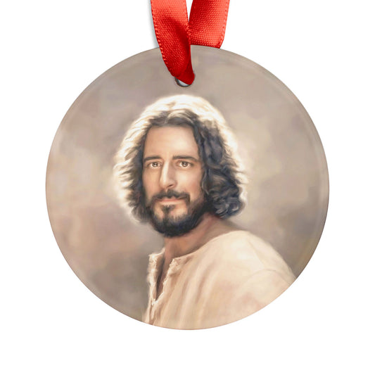 You Belong, Acrylic Jesus Ornament with Ribbon, Christmas Ornament, Inspired by The Chosen