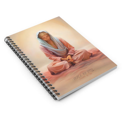 Peace, Be Still Notebook, Spiritual Notebook, Beautiful Gift for Spirituality