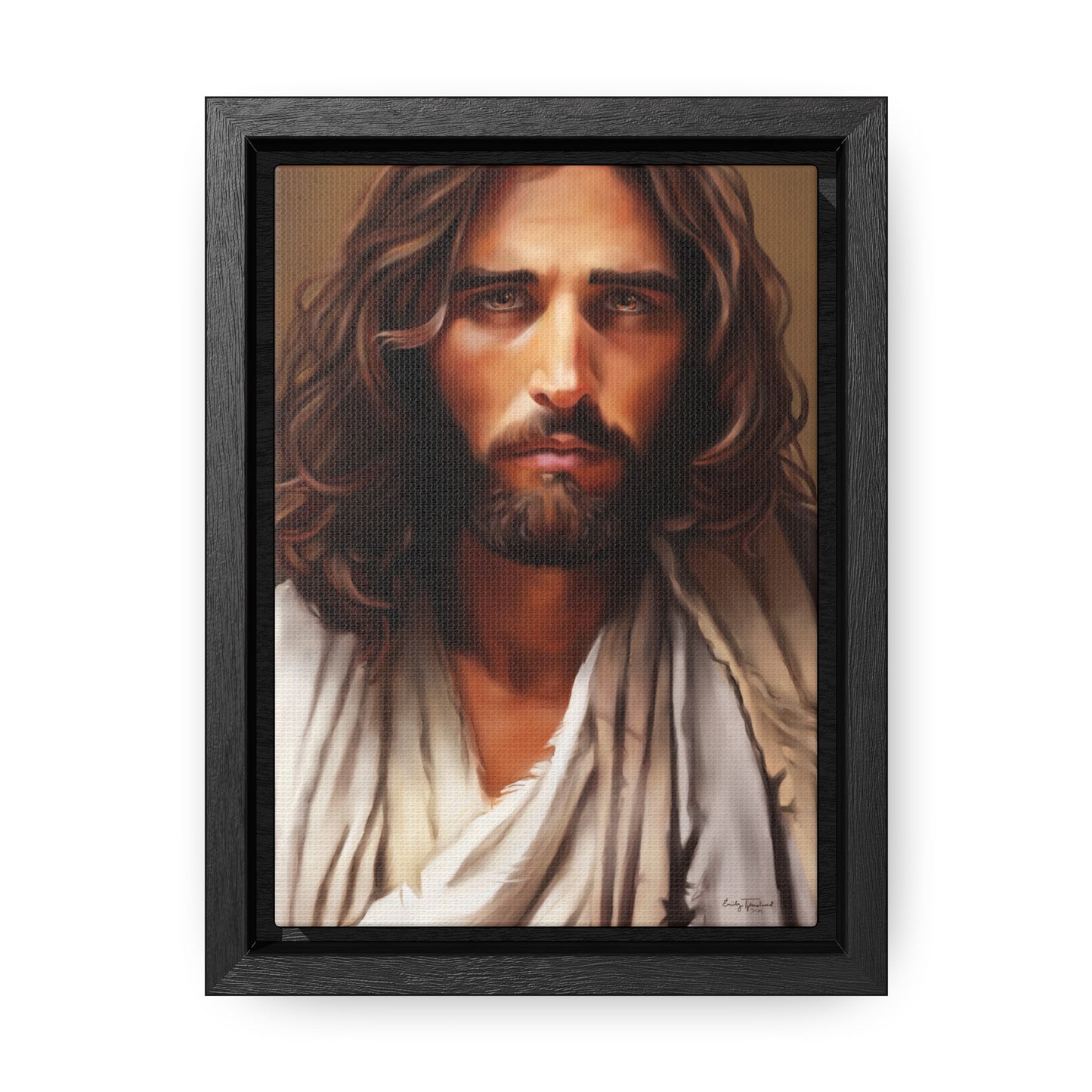 Jesus Christ Portrait, Fine Art Canvas Print, Jesus Christ Christian Art, Christian Art, Jesus Christ Decor