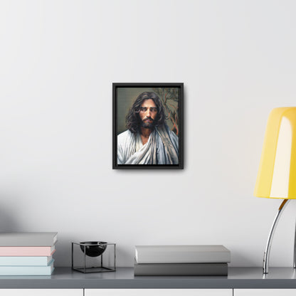 Jesus Christ Portrait, Fine Art Canvas Print, Framed, Jesus Christ Christian Art, Christian Art, Jesus Christ Decor