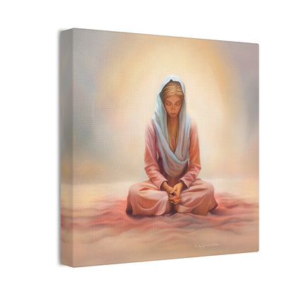 Stillness, Fine Art Canvas Print, Female Discipleship