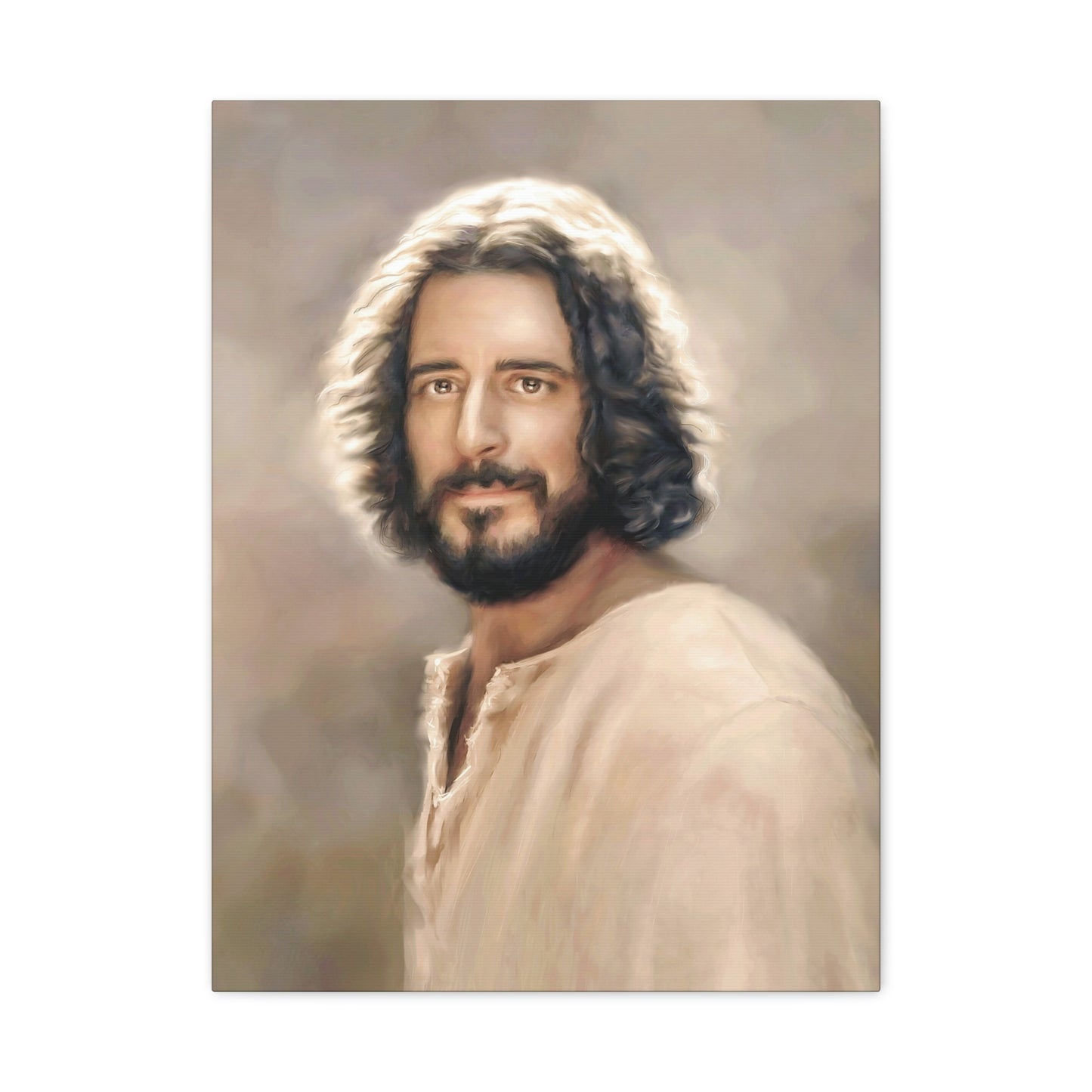 You Belong, Jesus Christ Portrait, Fine Art Canvas Print, multiple sizes, inspired by The Chosen Artwork of Jesus Painting, Gift for Christian Homes