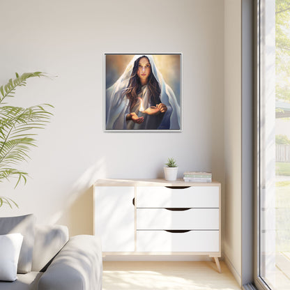 Mary Magdalene Woman Courage Framed Canvas Print of Painting, Female Discipleship, Beautiful Inspirational Art for Christians and Girls, 10 Virgins