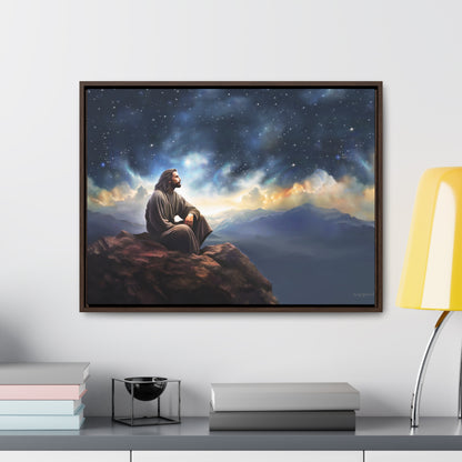 Jesus With The Stars, Fine Art Canvas Print, Many Sizes, Christian Art, Missionary Gifts