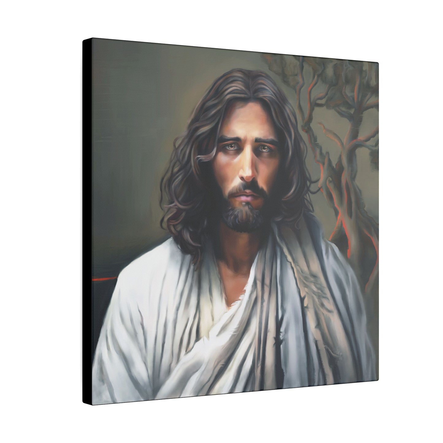 Portrait of Christ, Fine Art Canvas Print, Christian Art, Beautiful Jesus Artwork, Jesus Christ Gift