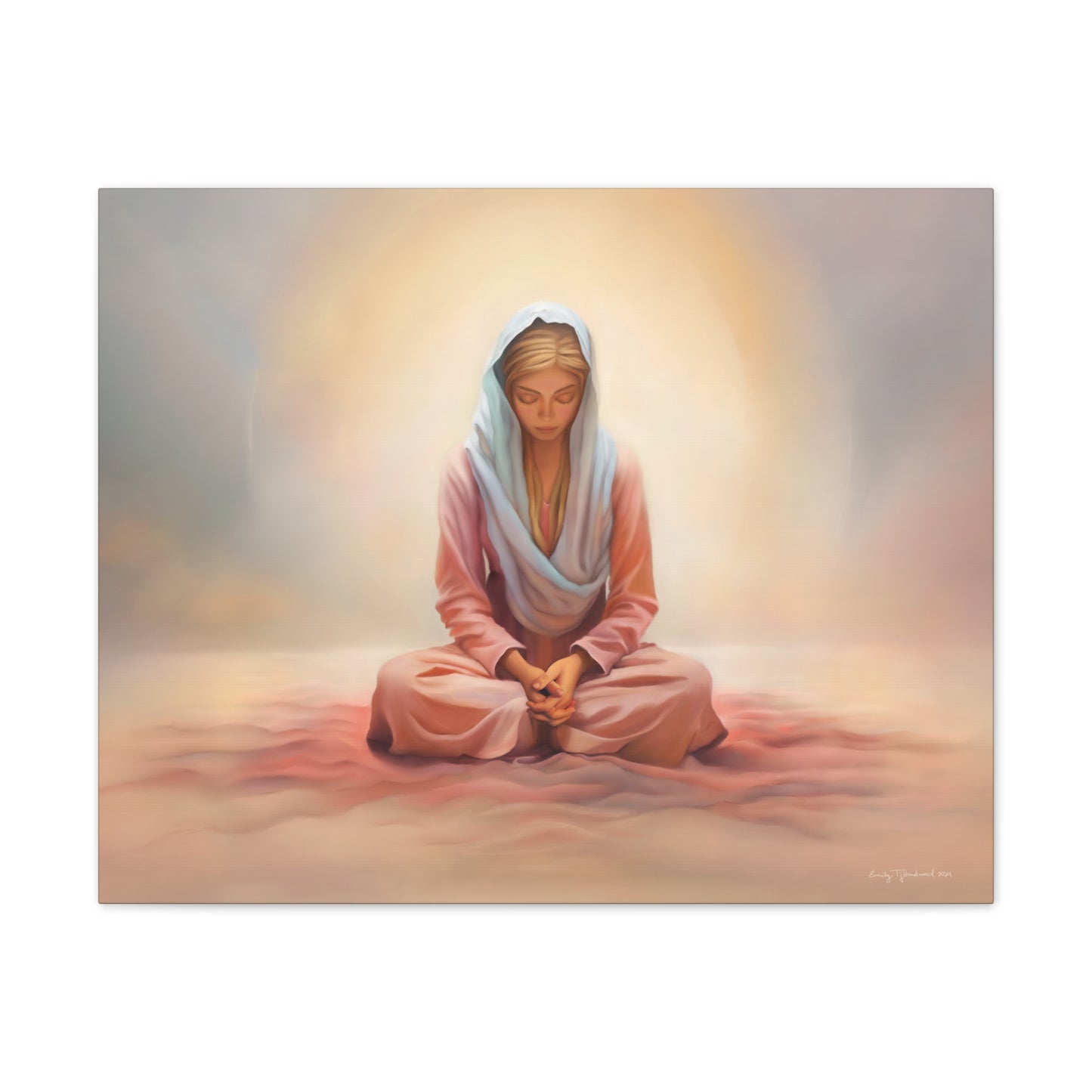 Stillness, Fine Art Canvas Print, Female Discipleship